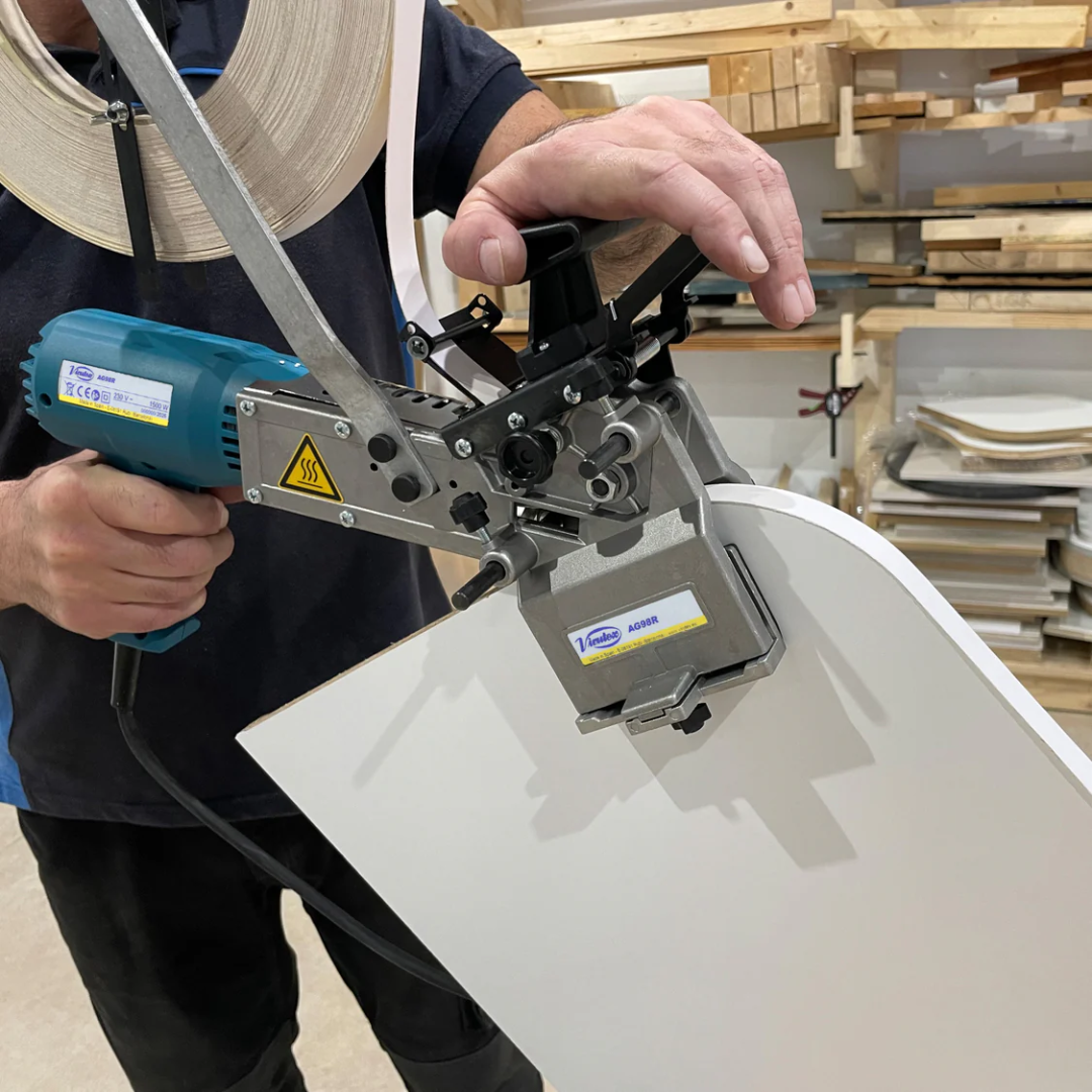 Virutex AG98R Hand-Held Hot Air Edgebander For Tapes 120V 5200499 handheld operation for consistent and clean edge finishing