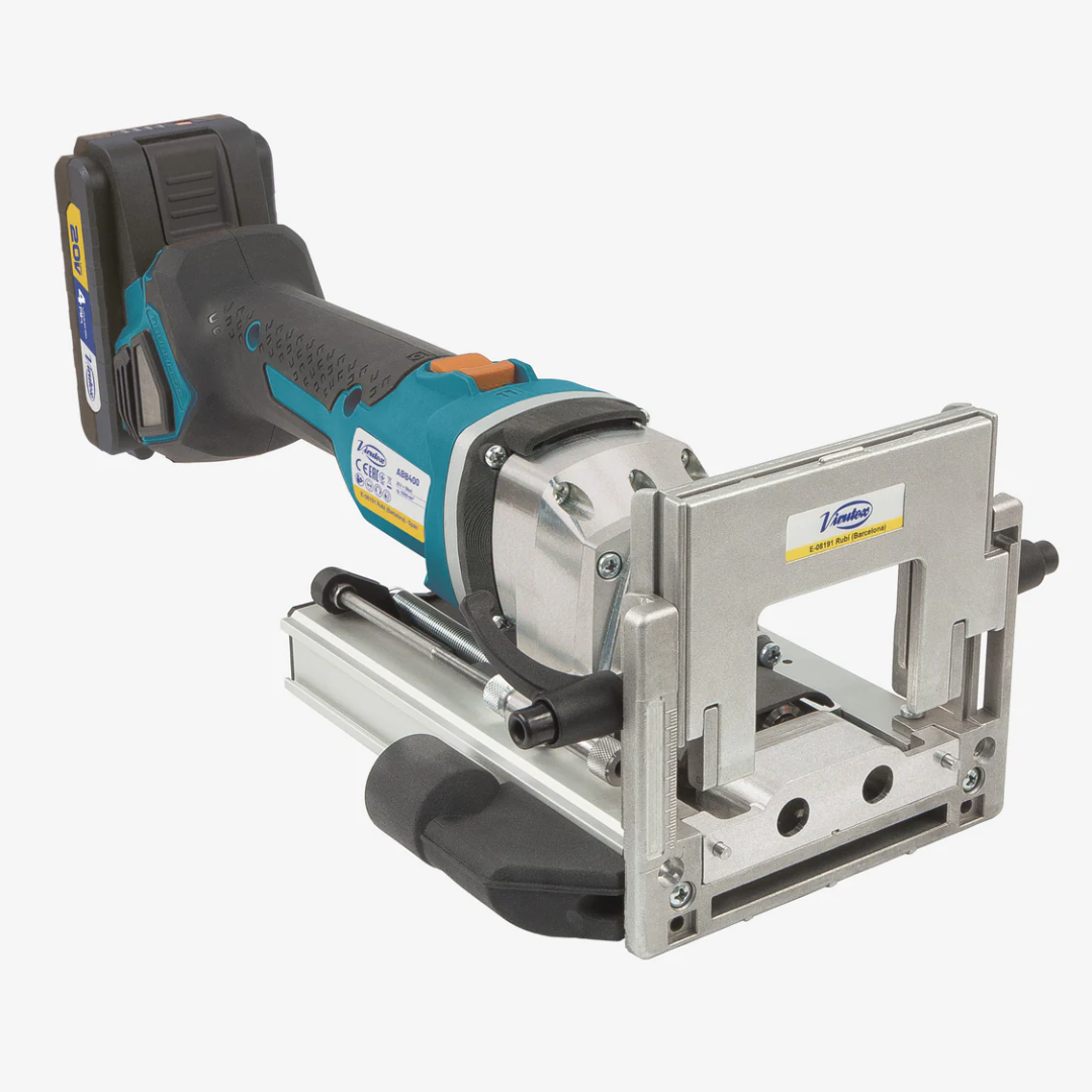 Virutex Cordless Dowel Jointer TWOO ABB400 (With 2 Batteries & Charger) 7900801 cordless dowel jointer with dual battery system and precision fence for professional woodworking