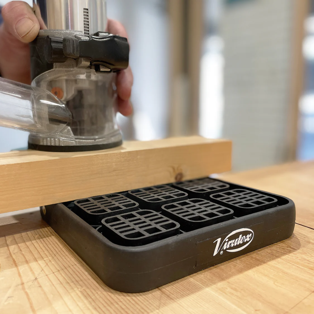 Virutex DUO-Sided Vacuum Pad 5046773 mounted on surface demonstrating secure positioning for precision work