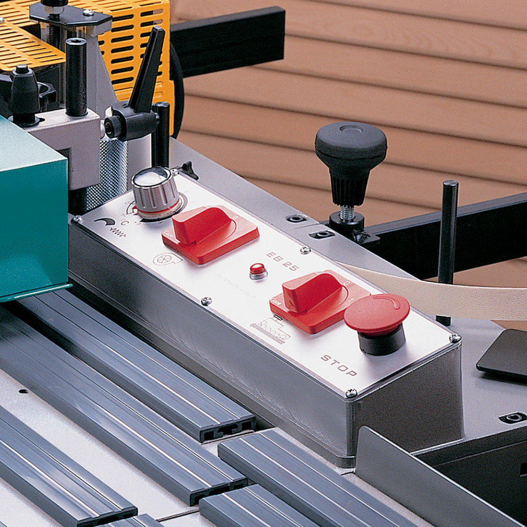 Virutex Edgebander EB25 (220V) For Pre-Glued Tapes 6300099 control panel and feed system for accurate edge band application