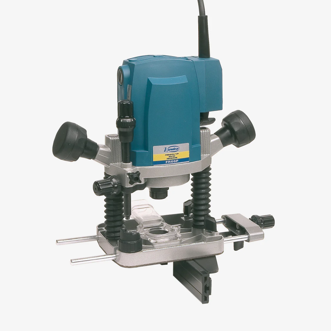 Virutex FR66P Surface Router For Clean Finishes 6600199 precision surface router with dual column support and adjustable base