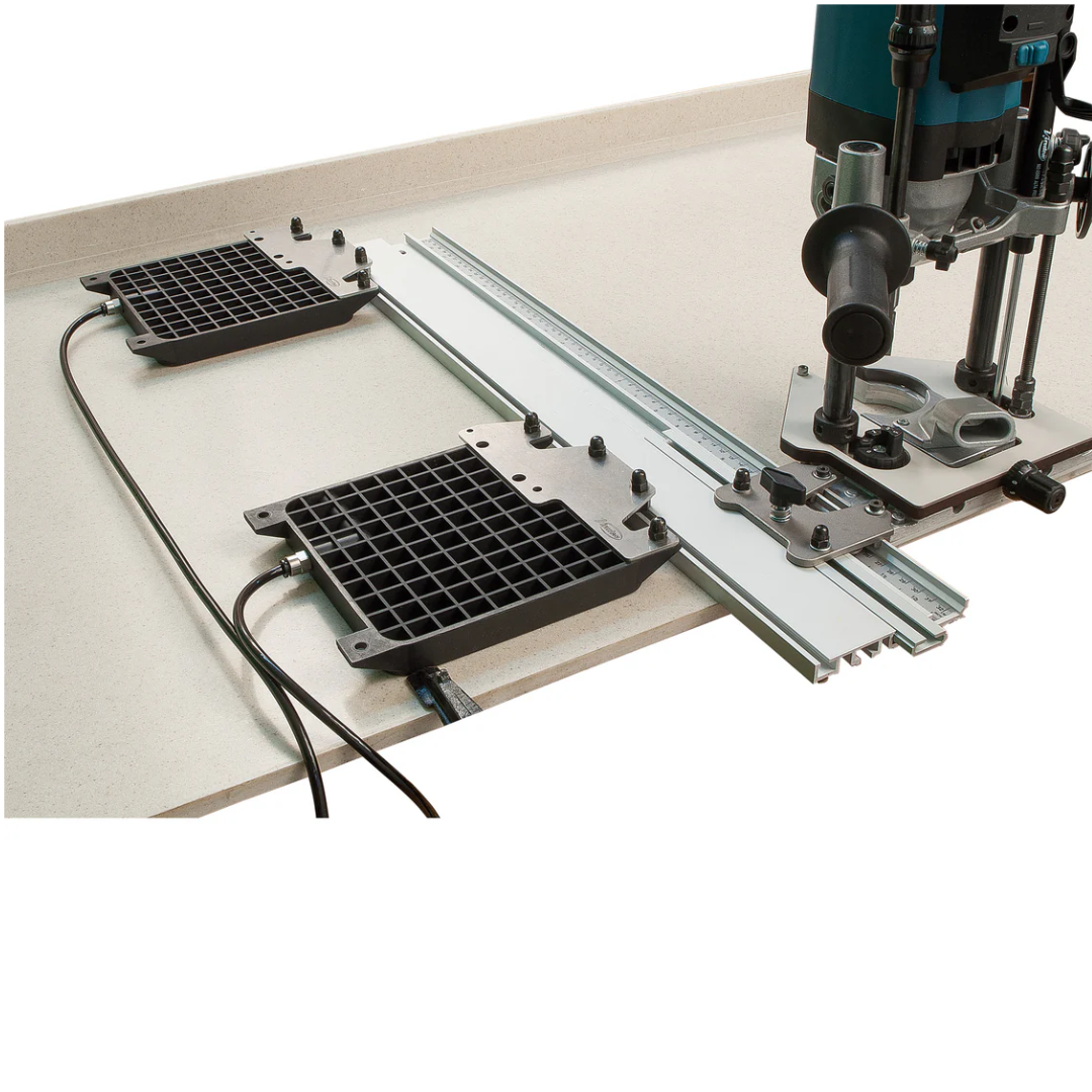 Virutex FRE317VD Coving Router For Solid Surfaces (120V) 1700999 used with guide rail for straight and controlled cuts