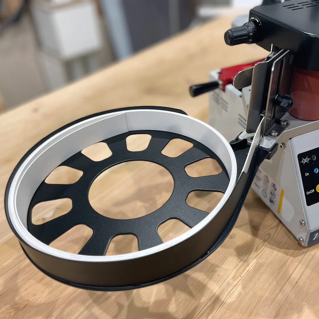 Virutex Hot Melt Portable Edgebander PEB250 Evolution (120V) 5000895 accessory reel attachment for continuous edge band feeding