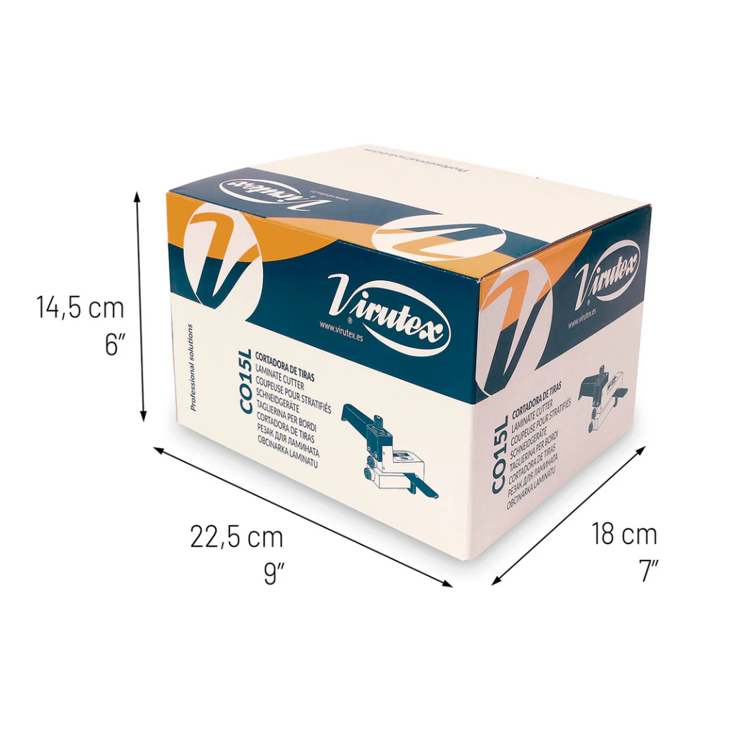 Virutex Laminate Cutter CO15L 1500200 product packaging box showing branding and model identification