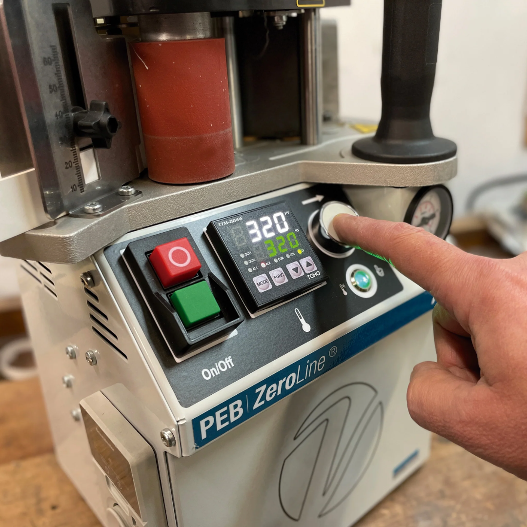 Virutex Portable Edgebander PEB Zeroline® (230 V) 5000810 user operating edgebander with ergonomic grip and control