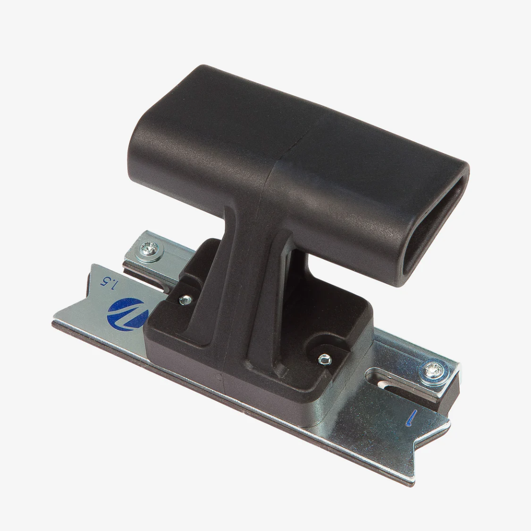 Virutex Scraper Edge Trimmer RP28 For Finishing 2800200 manual edge scraper tool shown in full view with ergonomic handle and precision trimming base.