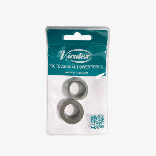 Virutex Wheel Cutter Set of 2 Wheel Cutters for Laminate and Veneer 1527075 in retail packaging showing replacement cutting wheels