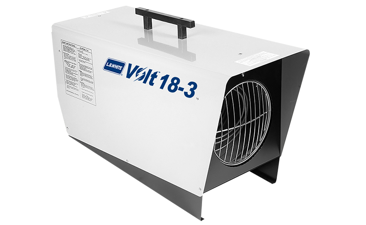 LB White VOLT™ 18-3 ELECTRIC FORCED AIR HEATER