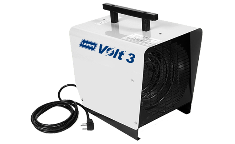 LB White VOLT™ 3 ELECTRIC FORCED AIR HEATER