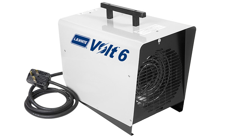 LB White VOLT™ 6 ELECTRIC FORCED AIR HEATER