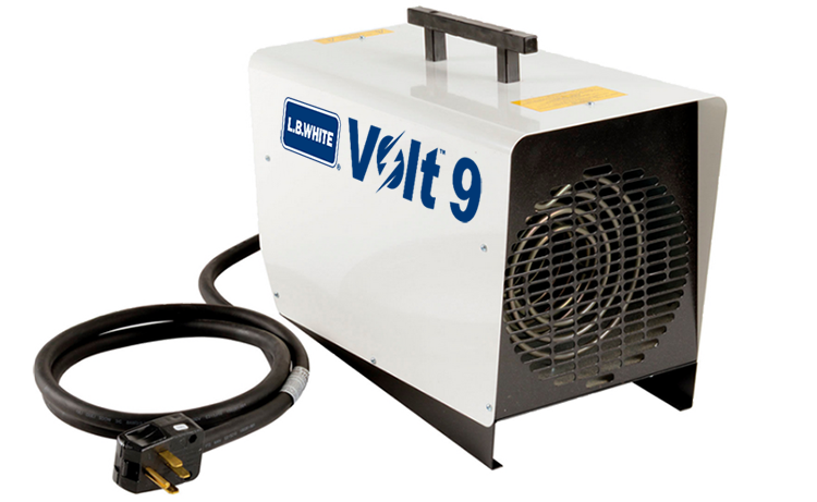 LB White VOLT™ 9 ELECTRIC FORCED AIR HEATER