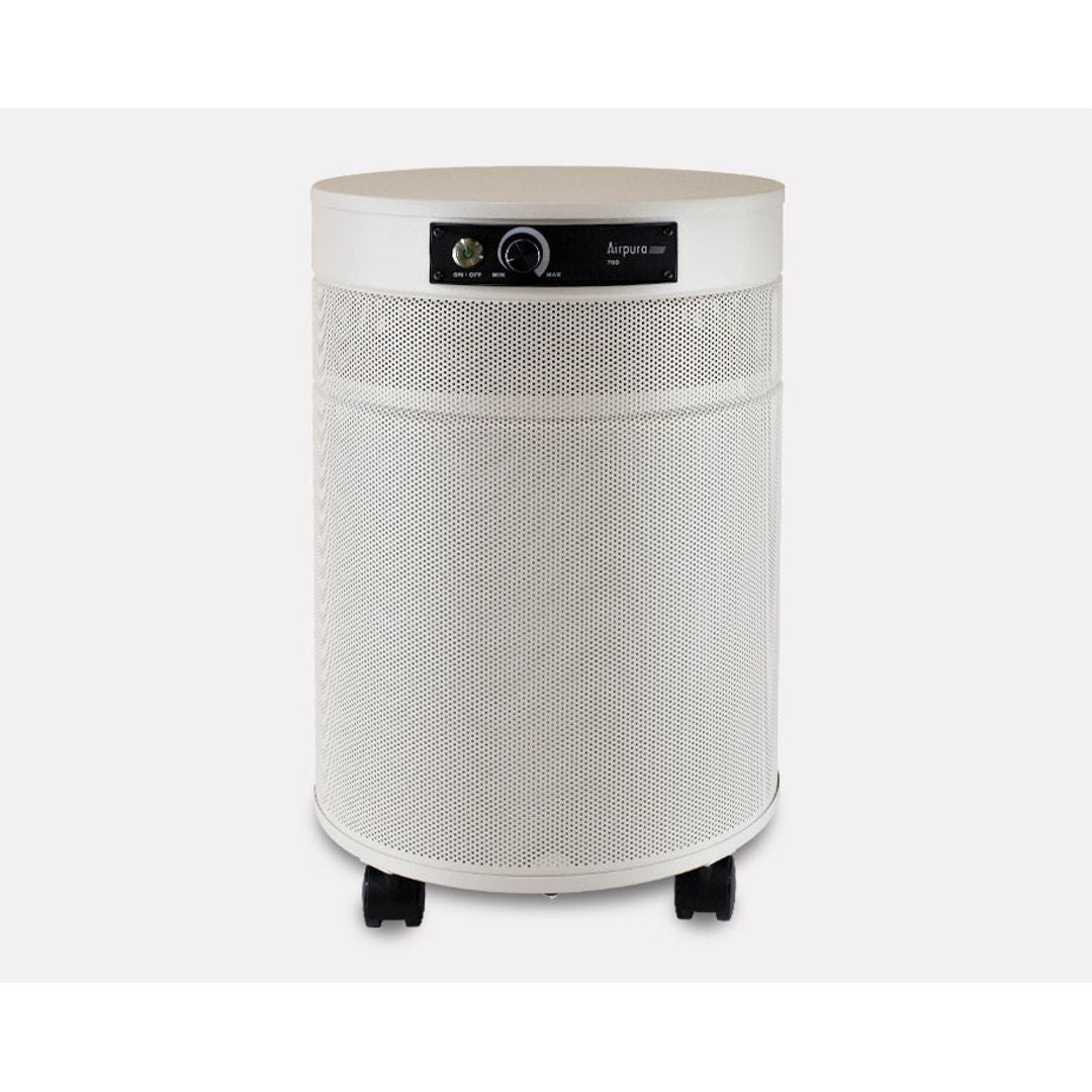Airpura C700 Chemical and Gas Abatement Air Purifier in cream, front view