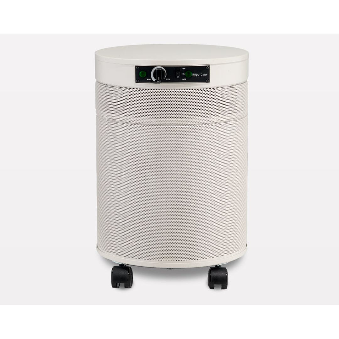 Airpura P714+ air purifier in Cream, front view
