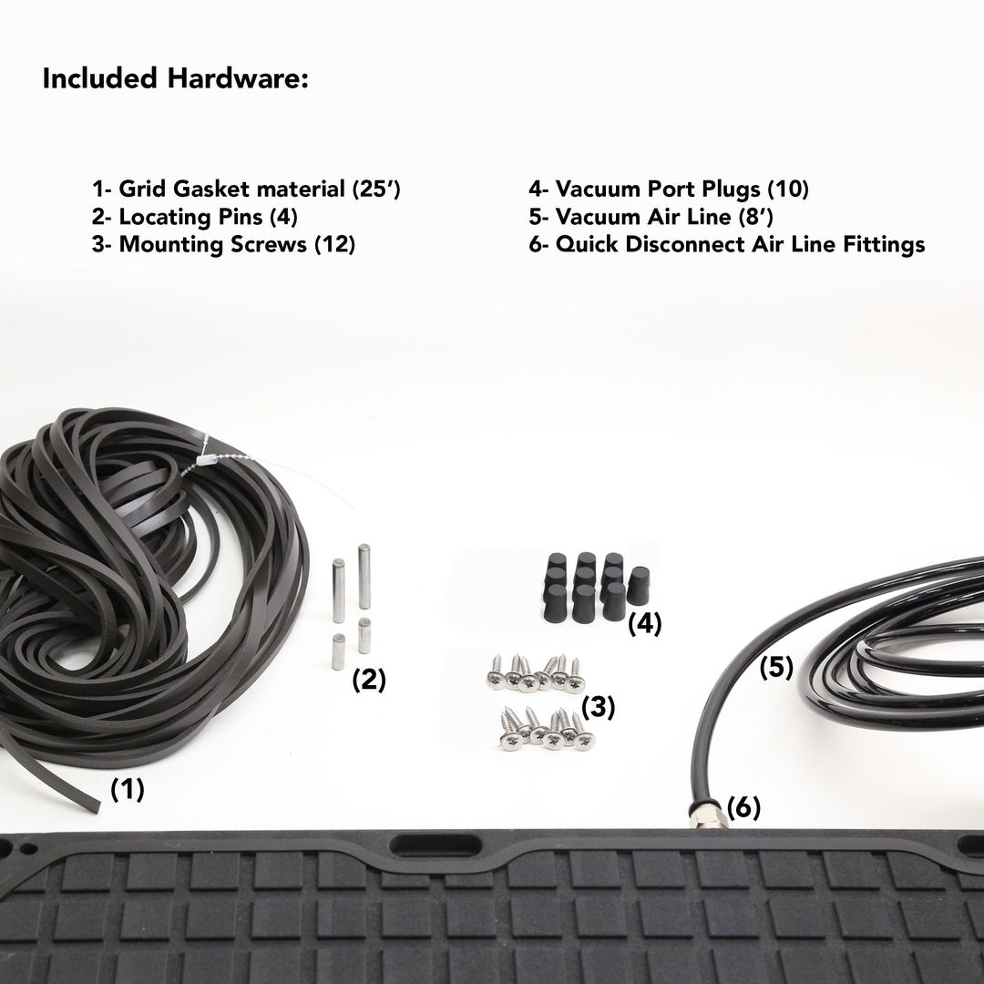 AirWeights AWS-2424-SV1 24x24 complete system hardware kit