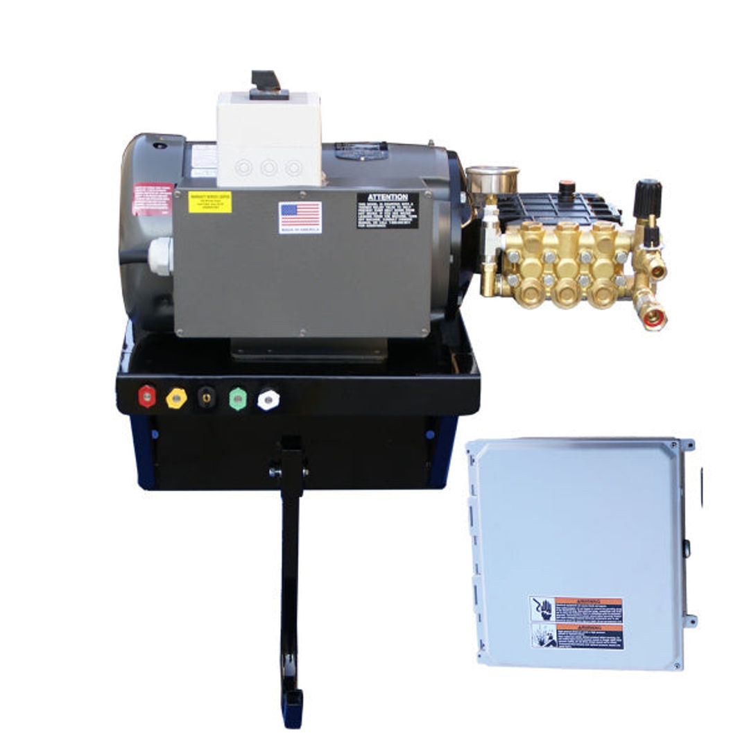 CAM Spray 2040EWM3A 460V 3-phase wall mount pressure washer