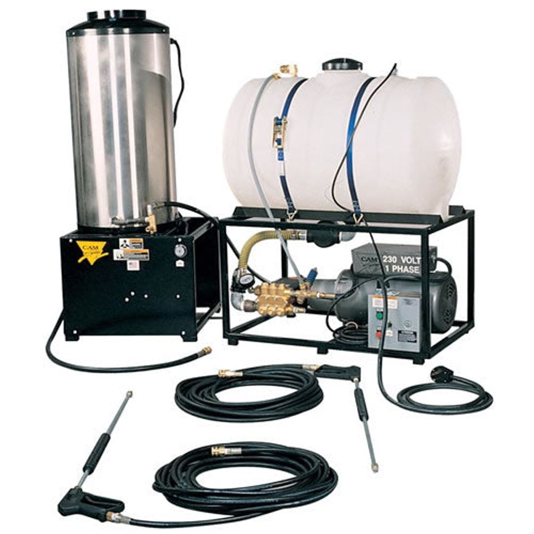 CAM Spray 2555STATLEF 230V single-phase hot water pressure washer