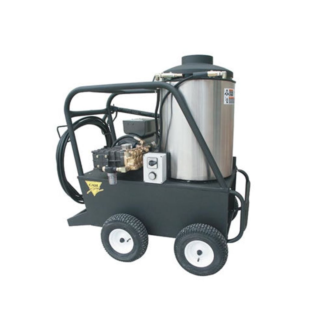 CAM Spray 3000QE 230V single-phase hot water pressure washer, 3000 PSI 4 GPM