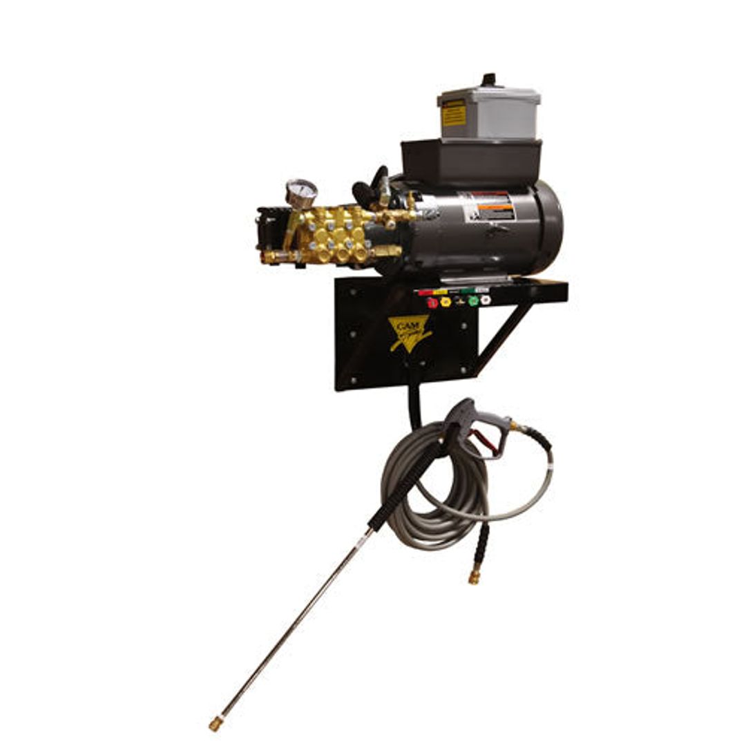 CAM Spray 3050EWM3-460 460V 3-phase wall mount pressure washer