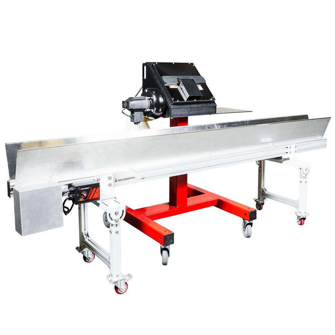 CenturionPro GC1 Single Bucker with stand and conveyor