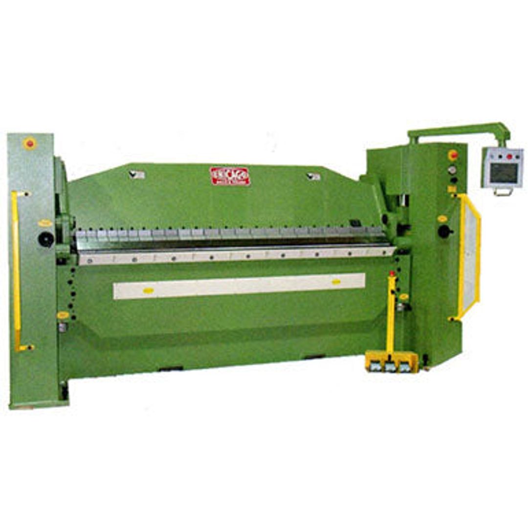 Dreis & Krump HBP 10250-6 heavy-duty hydraulic box & pan leaf brake, 10 ft bed length, 1/4 in capacity