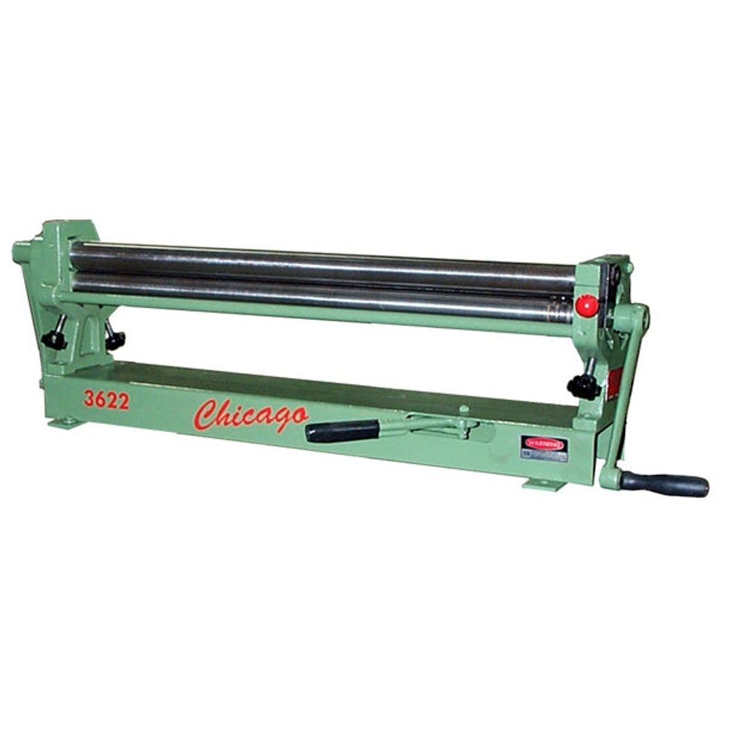Dreis & Krump SR3622 manual slip roll, 36 in roll width, 22 gauge capacity