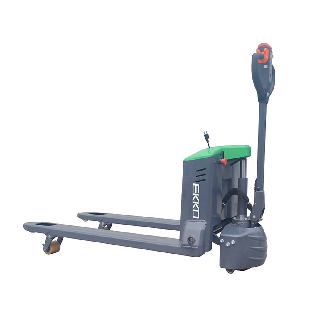 EKKO EP18JNLI narrow-body lithium-ion electric pallet truck for tight-aisle transport