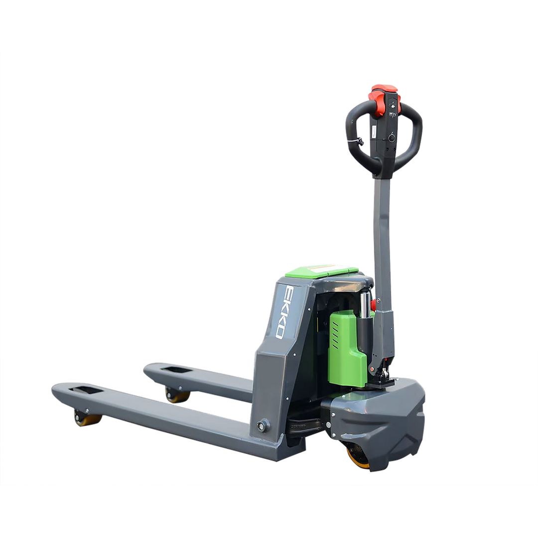 EKKO EPC25LI lithium-ion powered electric pallet truck for warehouse pallet transport