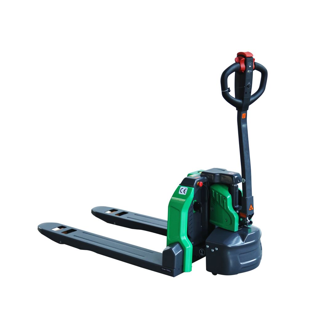 EKKO EPF18LI lithium-ion powered electric pallet truck for warehouse pallet transport