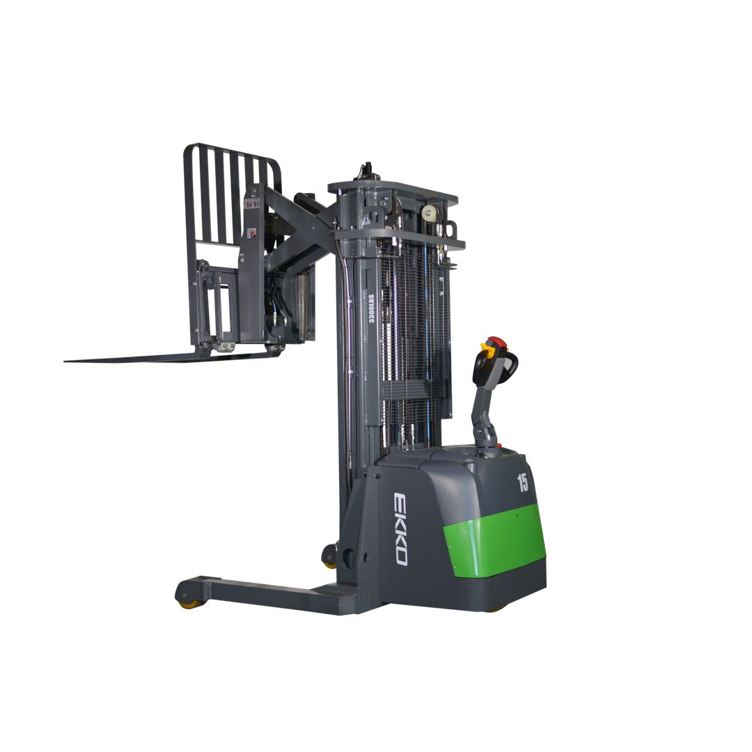 EKKO ER15-189LI lithium-ion powered walkie reach truck for high-rack pallet handling