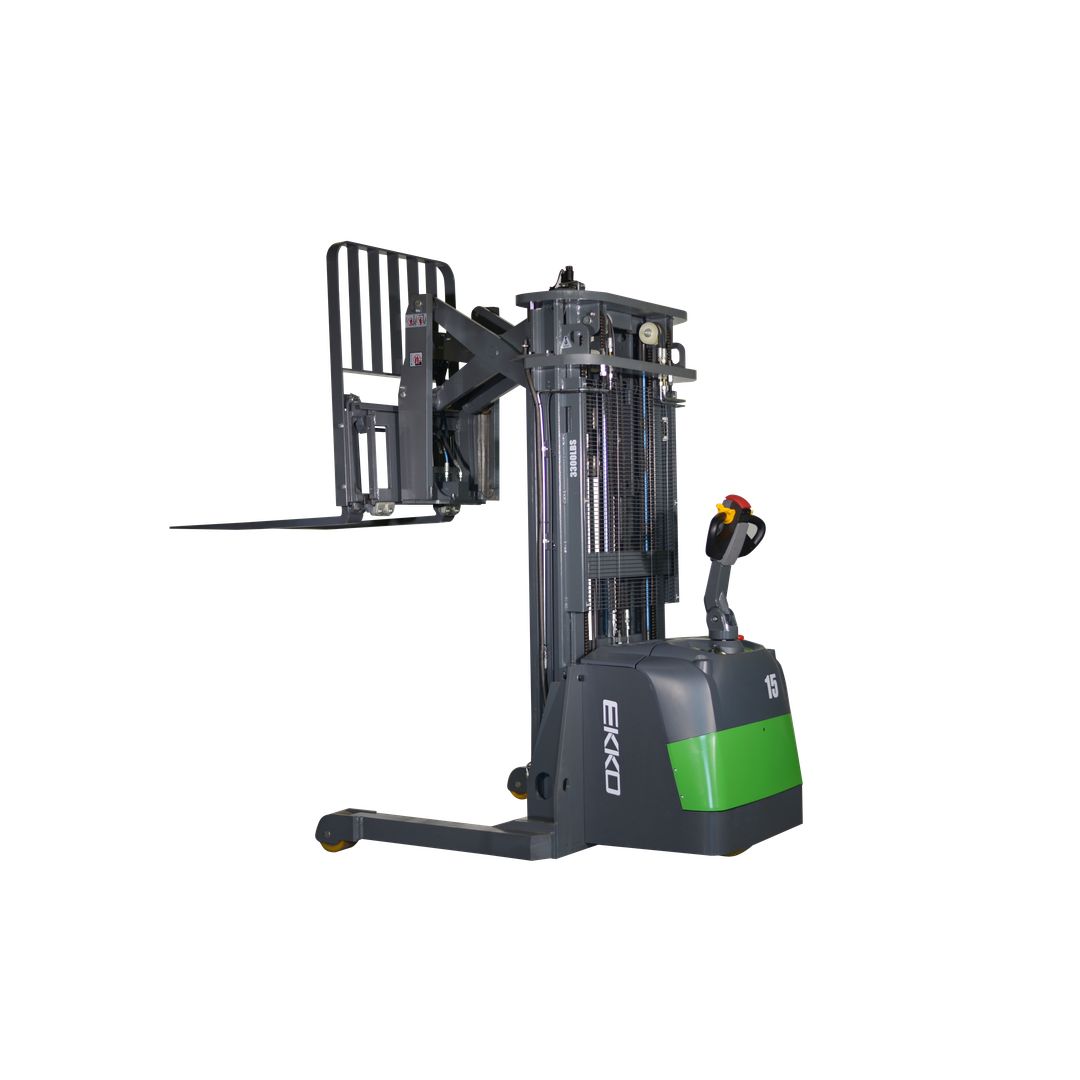 EKKO ER15-216LI lithium-ion powered walkie reach truck for high-rack pallet handling