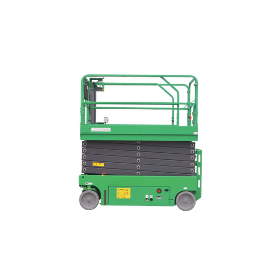 EKKO ES120E electric scissor lift for elevated warehouse and maintenance access