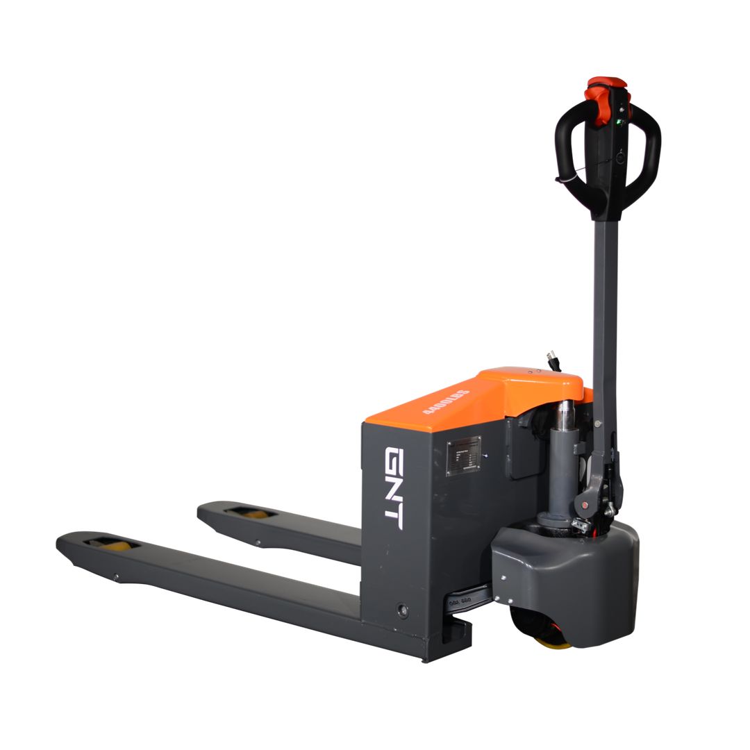 GNT G40PCLI Pallet Jacks, front three-quarter view showing the forks and chassis