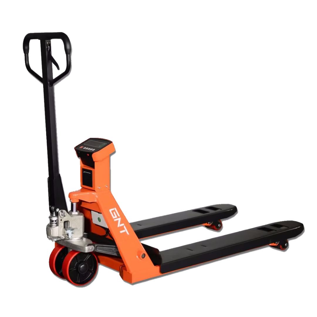 GNT G55WL Pallet Jacks, front three-quarter view showing the forks and chassis