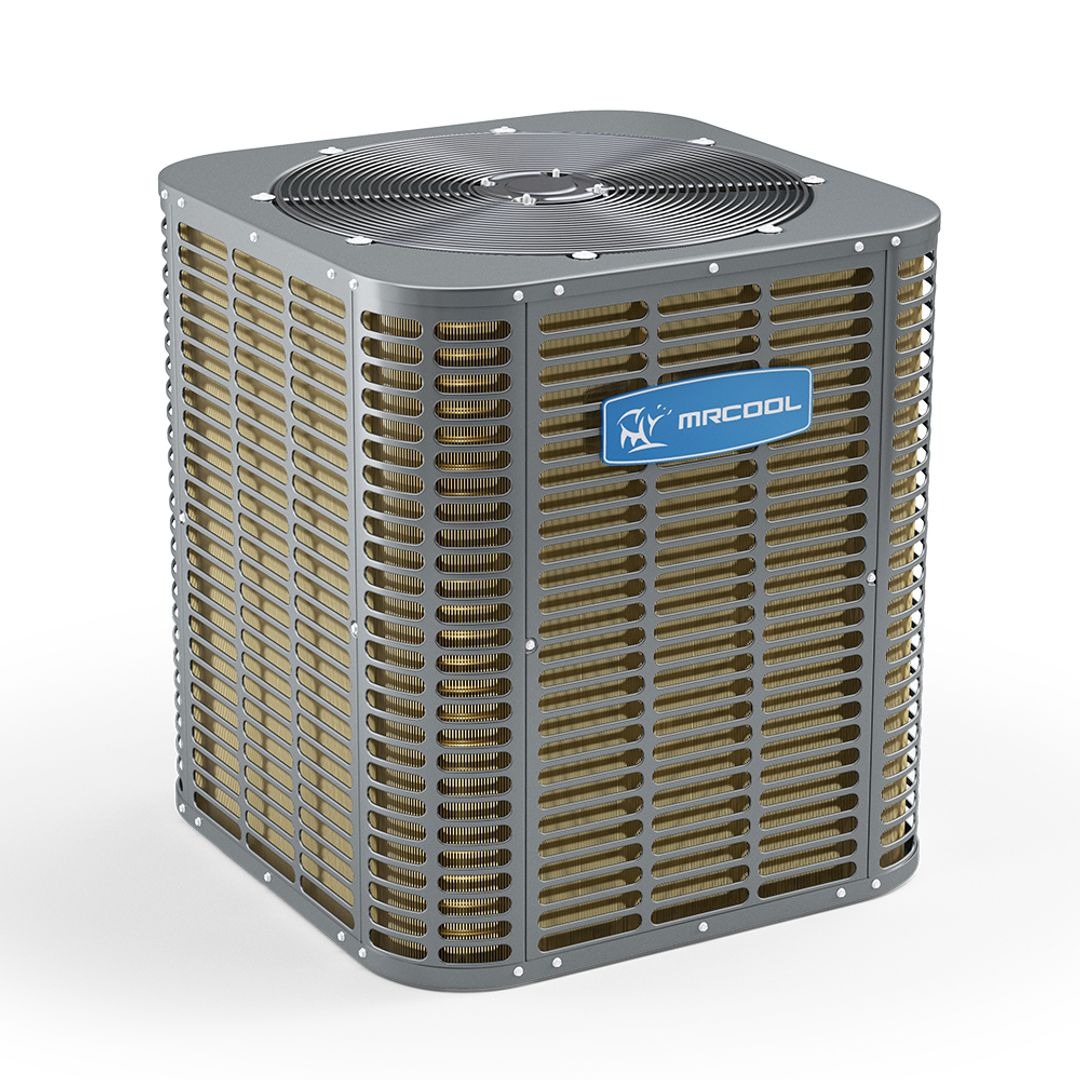 MRCOOL ProDirect HAC15042 AC Condenser — side/detail view