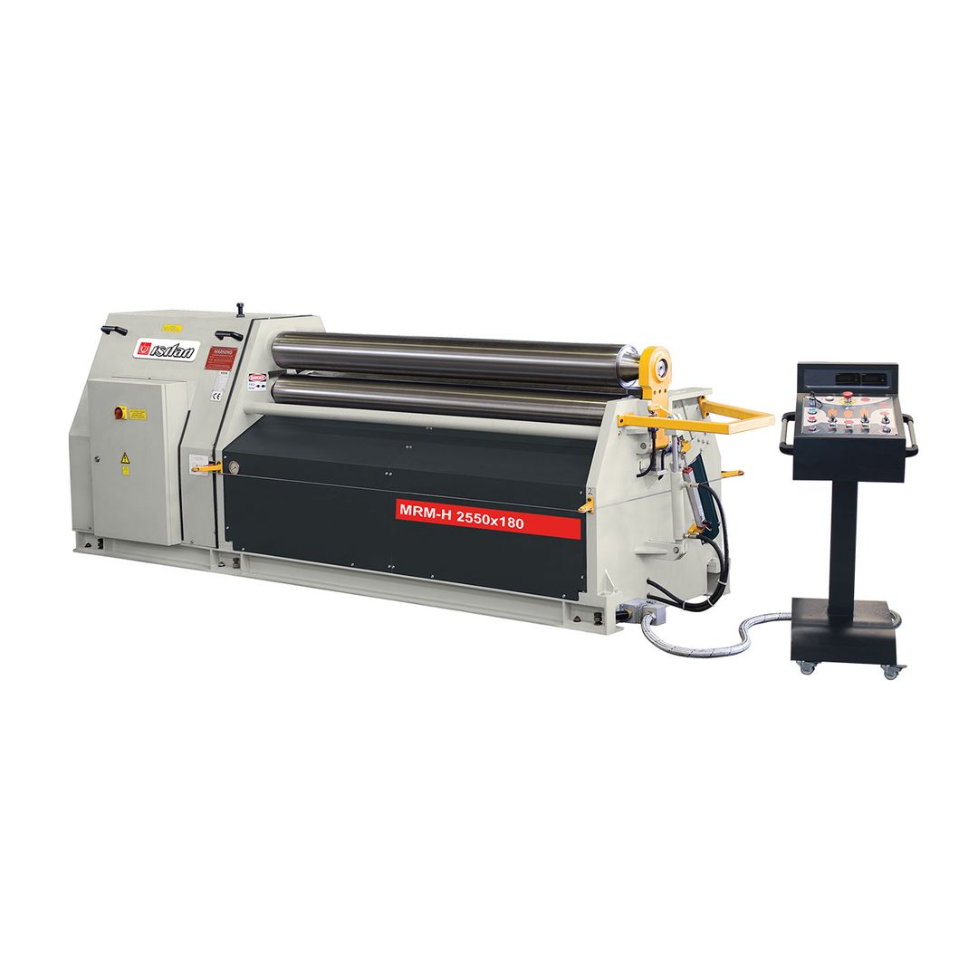 Isitan MRM-H 2550 hydraulic asymmetrical initial-pinch 3-roll plate bending machine