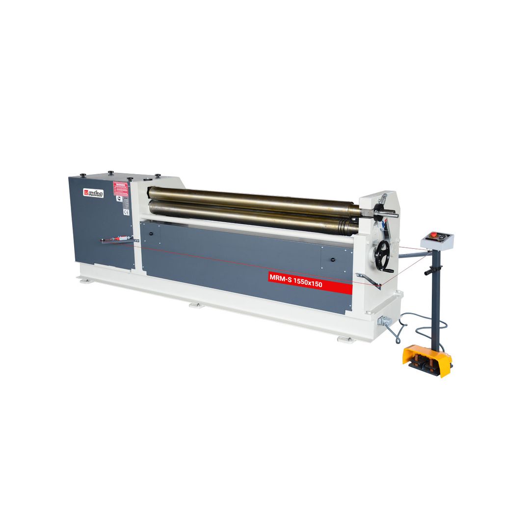 Isitan MRM-S 1550 mechanical asymmetrical initial-pinch 3-roll plate bending machine, 3/16in capacity configuration