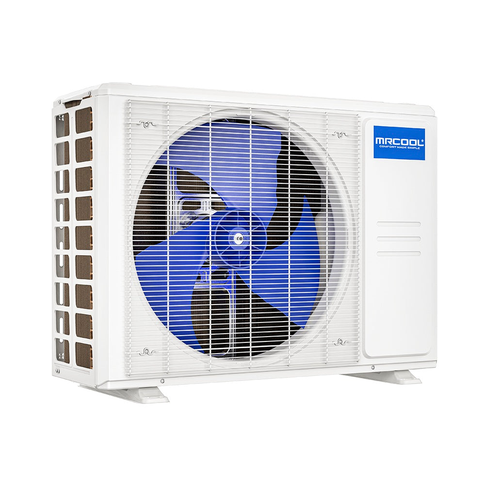 MRCOOL 5th Gen DIY 24K Single Zone Mini-split System 230v DIY-24-HP-WM-230D25-O Condenser right angle view
