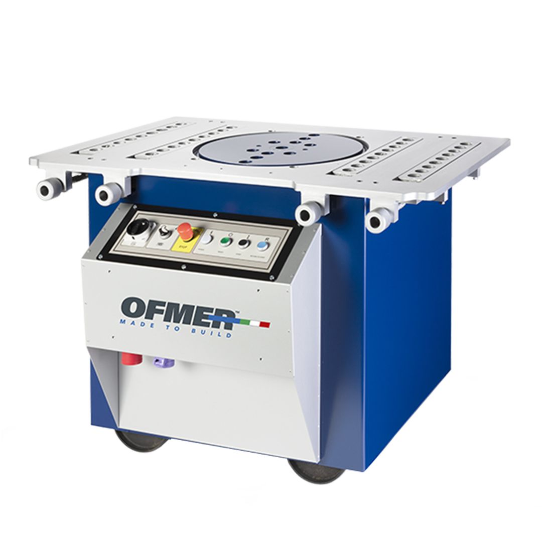 OFMER P44 rebar bending machine, manufacturer catalog photo of the OFMER bending-machine line
