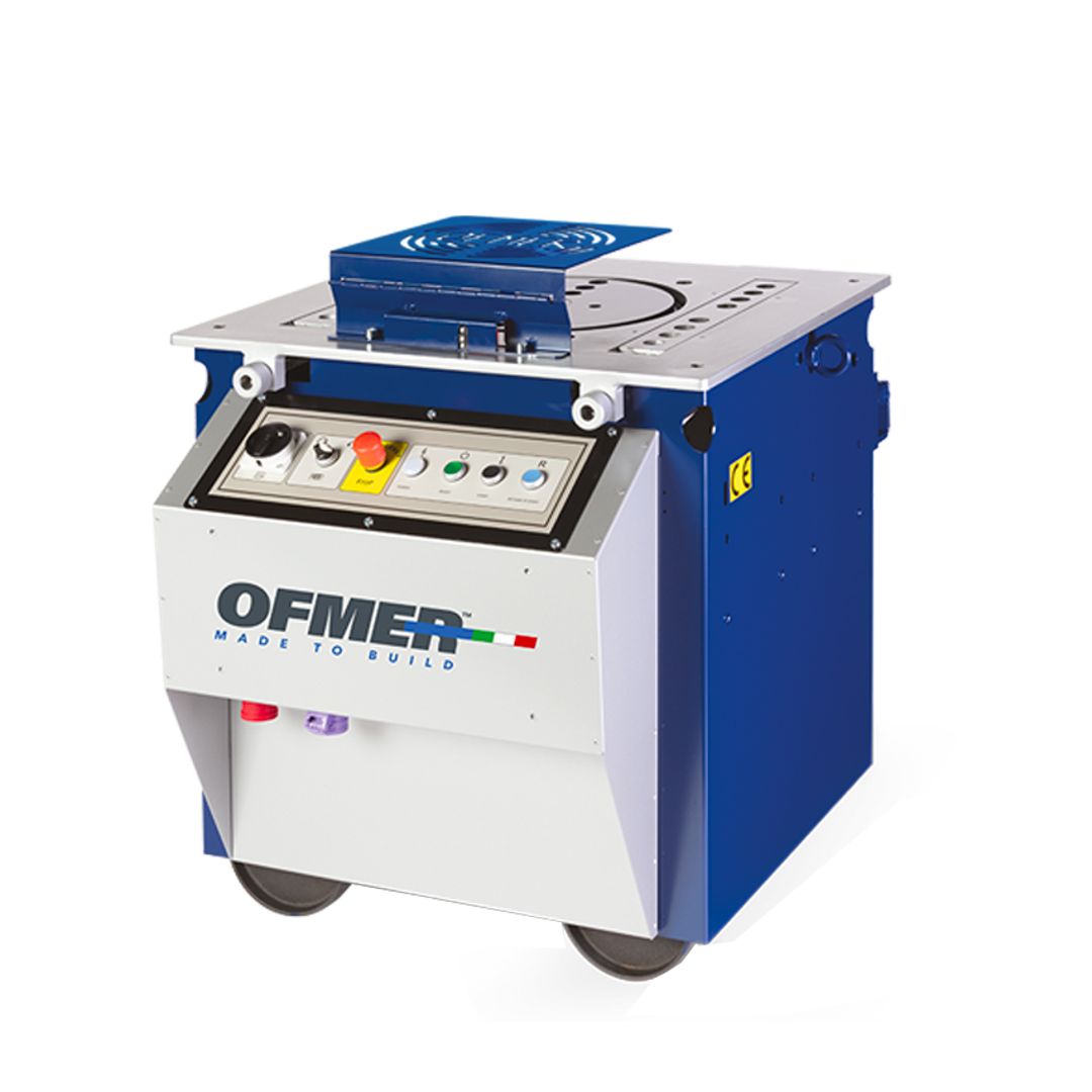 OFMER TP 40/46 combined rebar shear and bending machine, manufacturer catalog photo of the OFMER combinate line