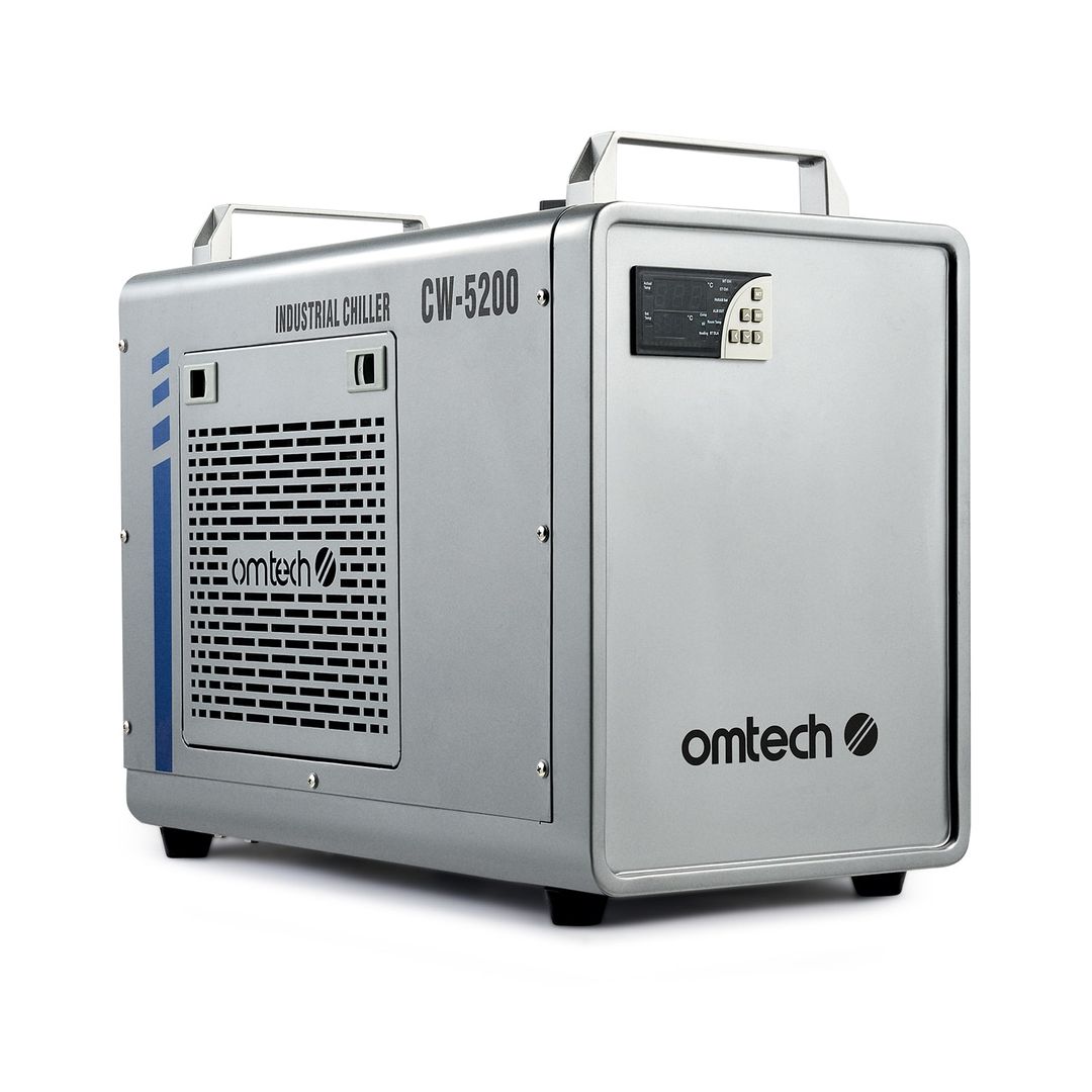 OMTech 6L Industrial Water Chiller for CO2 Laser Engravers - Single Chiller (Blue) (LCW-5200-U4) product photo 2 of 7