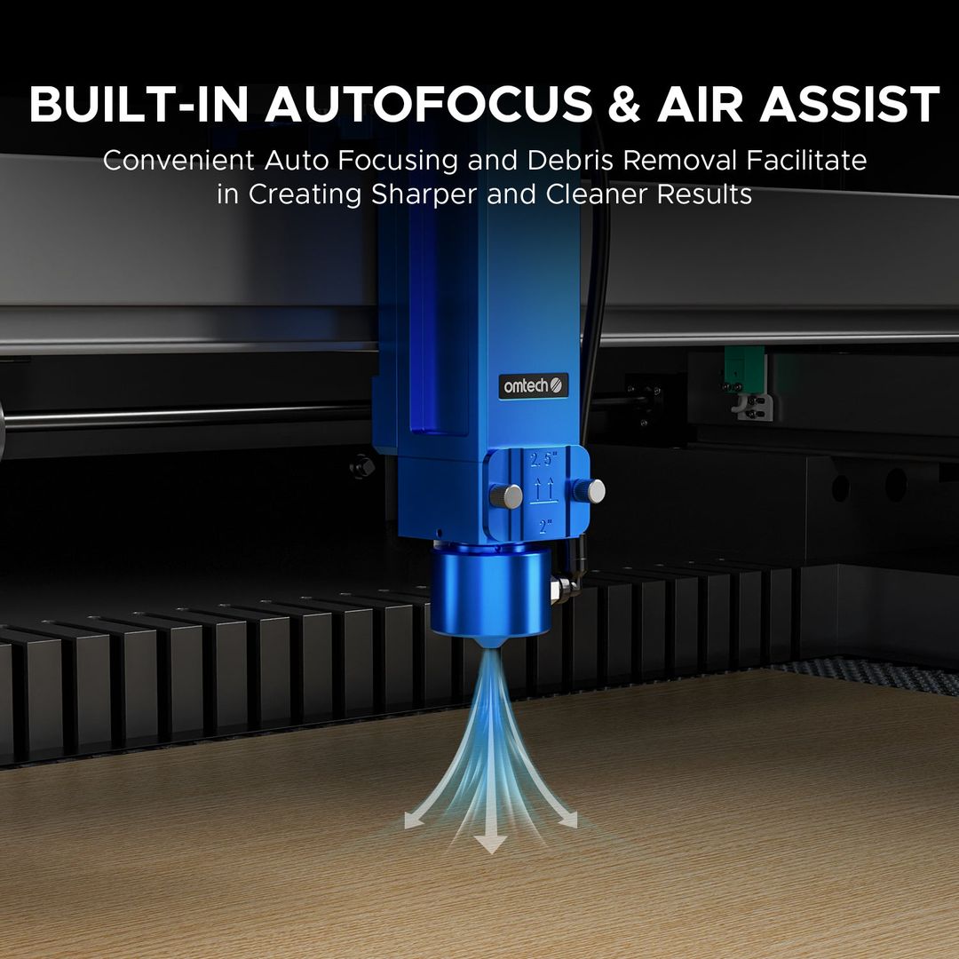 OMTech Pro 2440 CO2 Laser Engraving and Cutting Machine with Autofocus - 100W (USB-2440-U3) product photo 5 of 6