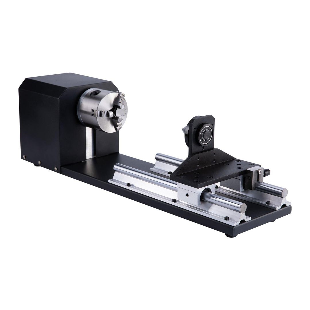OMTech Rotary Axis Attachment for CO2 Laser Engravers - Rotary Axis with Jaw Chuck (LRA-KP58-00) product photo 6 of 12