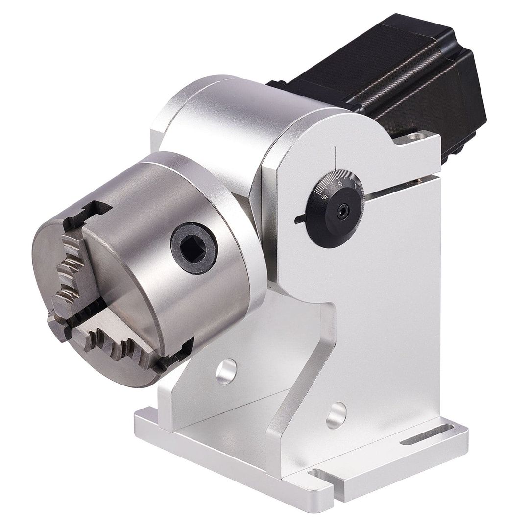 OMTech Rotary Axis Attachment for Fiber Laser Engravers - 80mm 3-Jaw Rotary Axis (LRA-602D-00) product photo 5 of 9