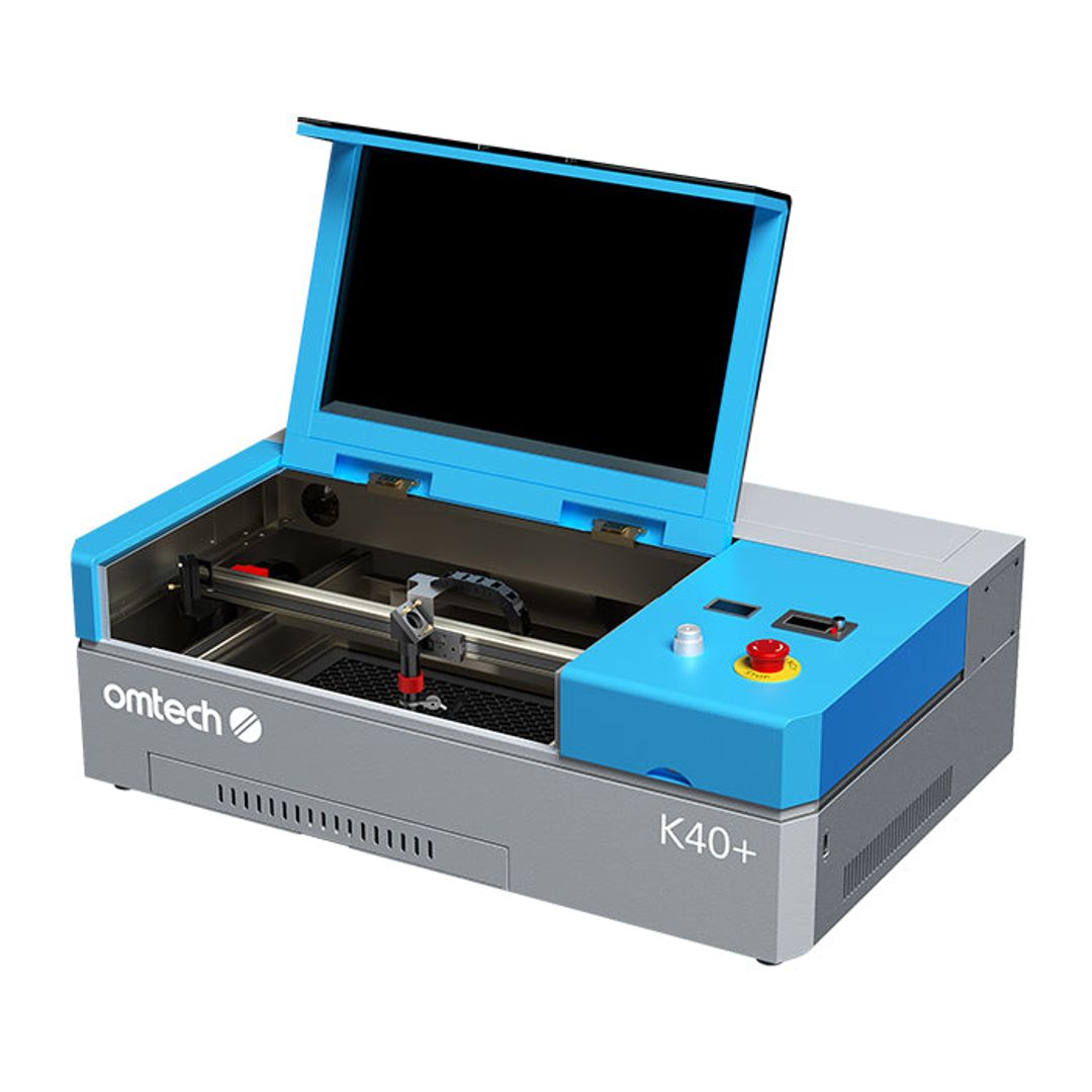 OMTech K40+ 45W Desktop CO2 Laser Engraver with 8" x 12" Working Area and Detachable Honeycomb Workbed - USB-0302-U4 product photo 3 of 6