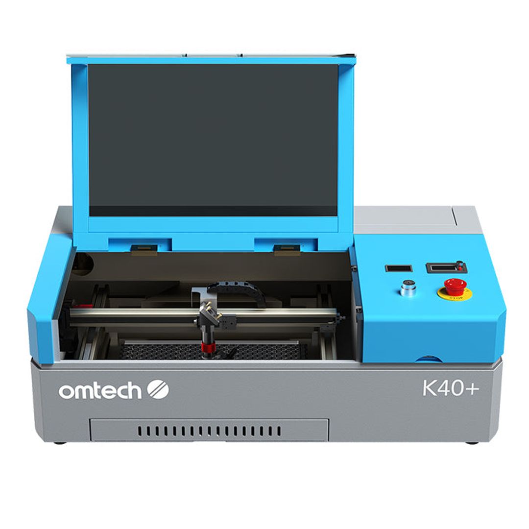 OMTech K40+ 45W Desktop CO2 Laser Engraver with 8" x 12" Working Area and Detachable Honeycomb Workbed - USB-0302-U4 product photo 5 of 6