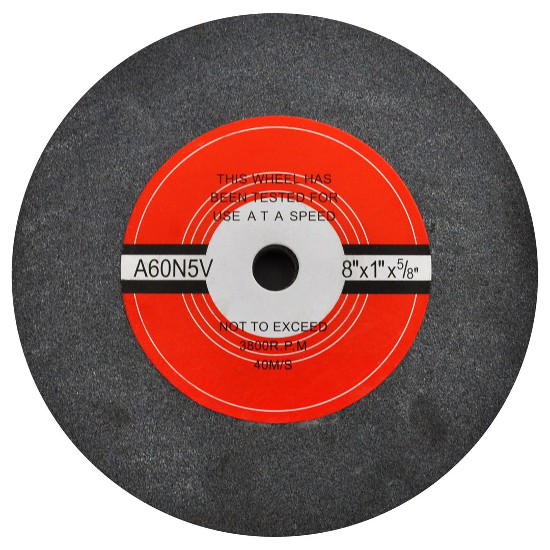 RIKON P80-800VS-70 8" gray grinding wheel, 60 grit, for RIKON sharpening systems.