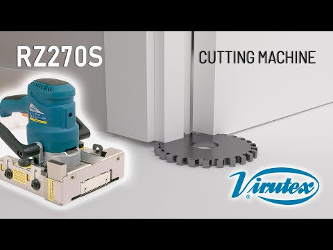 Virutex Cutting Machine For Doors RZ270S 7000399 product overview showing compact cutting system for door modifications