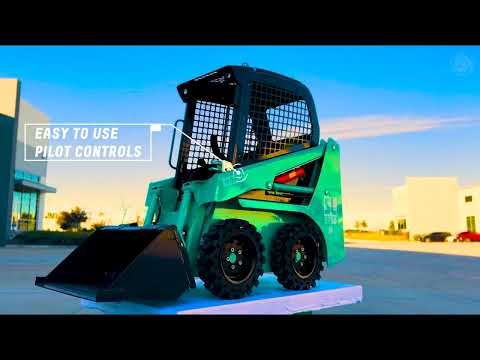 IMER SL 3730 skid steer loader with high-capacity bucket and compact articulated design for construction applications
