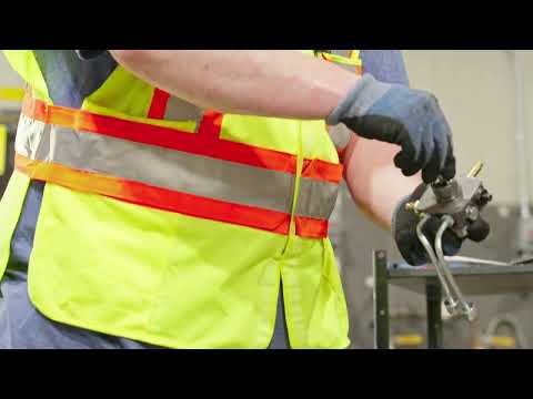 Flagro Indirect Fired Oil Heater FVO-200RC side view showing flexible duct attachment, heavy-duty burner assembly, and mobile cart design for temporary heating solutions