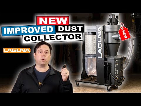 Laguna C|Flux: 2 MDCCF22201 dust collector promotional display highlighting upgraded airflow system

Laguna C|Flux: 3 MDCCF32201 improved dust collector with enhanced airflow and filtration technology
